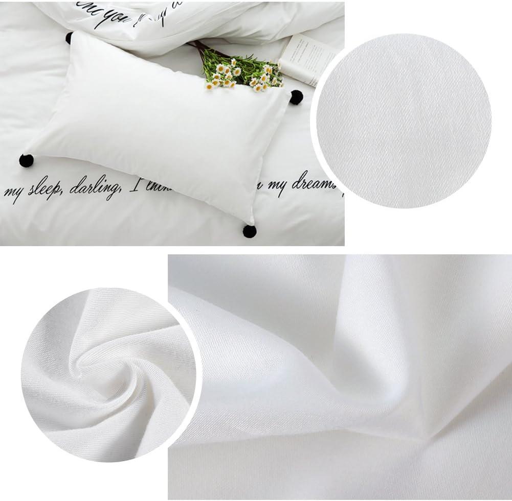 4 Pcs Pillowcases, 400 Thread Count Cotton Pillow Cover with Hidden Zipper Pillow Case, White Queen