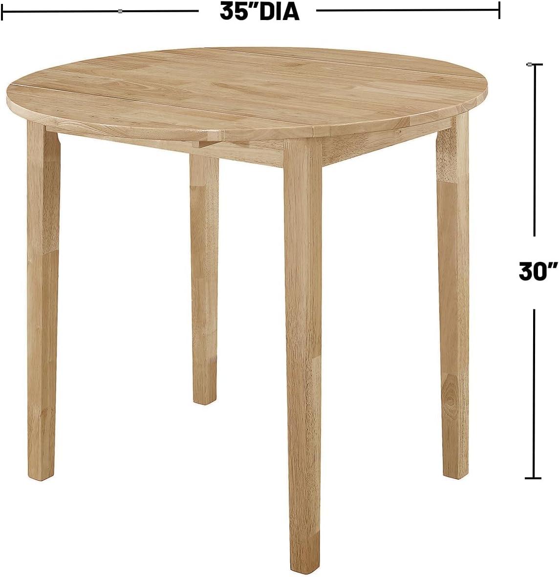 Coaster Company 3-Piece Breakfast Table Set, Natural