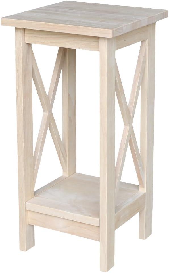 X-Sided Plant Stand Unfinished - International Concepts