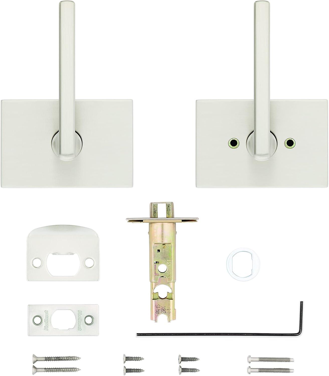 Satin Nickel Contemporary Passage Door Lever