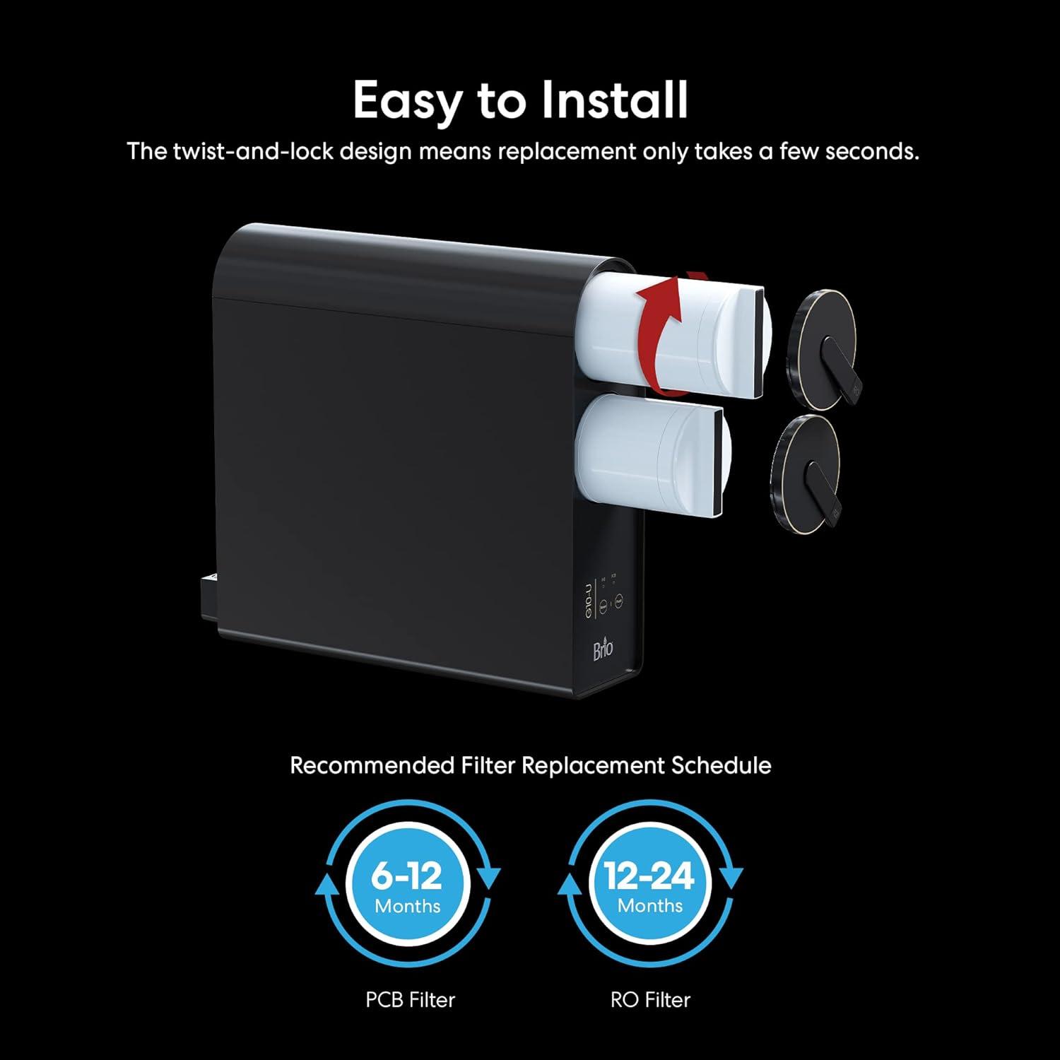 Brio Reverse Osmosis Membrane Replacement for ROSL500 and ROSL500WHT, Piece Count 1 Filter