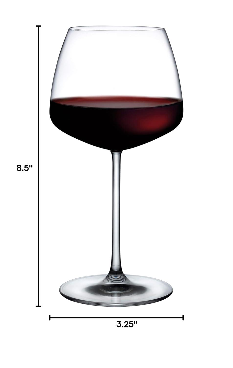 Nude Mirage 19.25oz. Crystal Wine Glass Set (Set of 2)