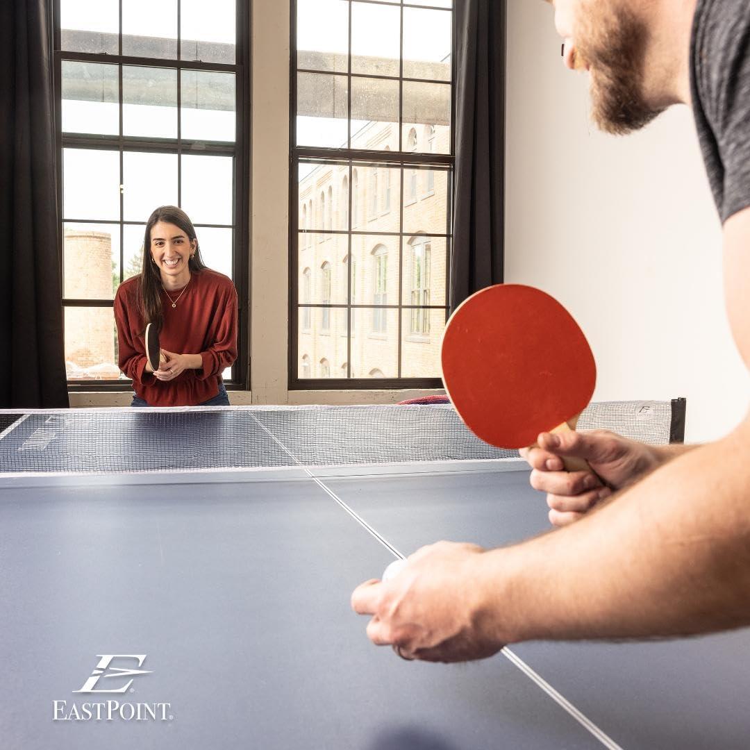 Black Foldable Alloy Steel Table Tennis Conversion Top with Net
