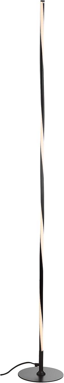 Pilar 63.75" LED Integrated Floor Lamp, Black