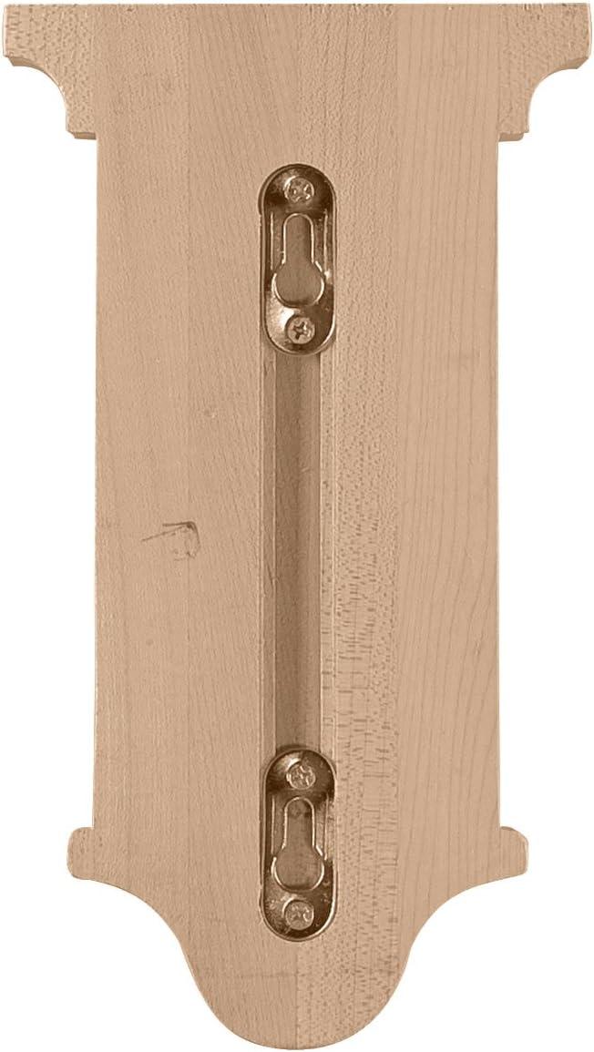 Ekena Millwork 5"W x 5"D x 9"H Arts and Crafts Corbel, Rubberwood