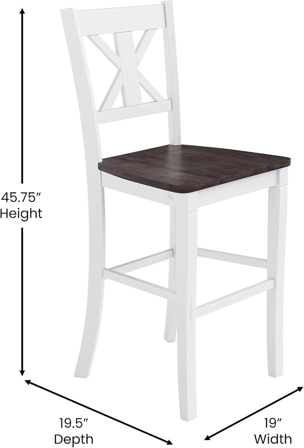 Bakersville Solid Wood Counter Stool (Set of 2)