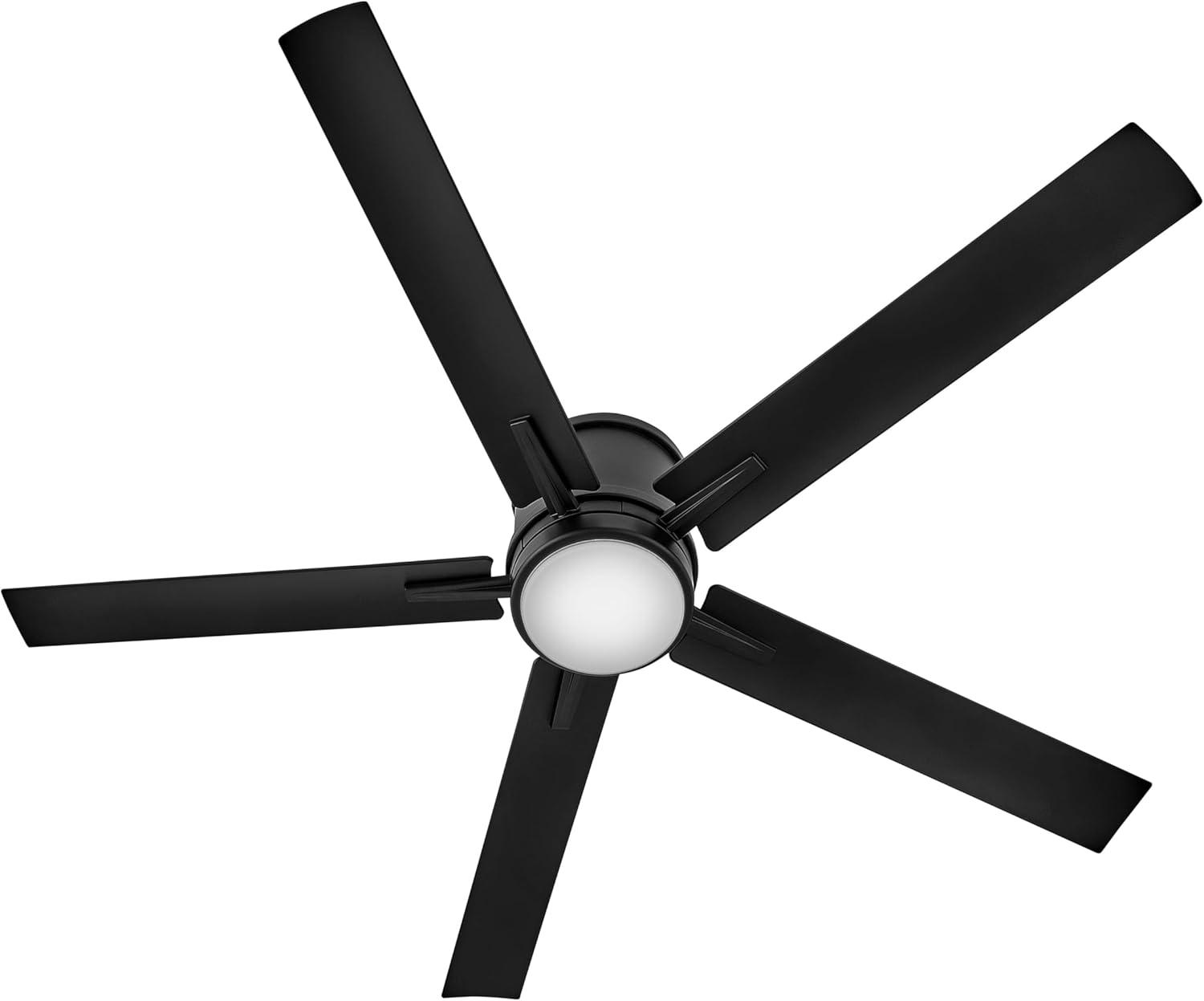 Vail Flush 52" Indoor/Outdoor Smart Ceiling Fan with Integrated LED + HIRO Remote