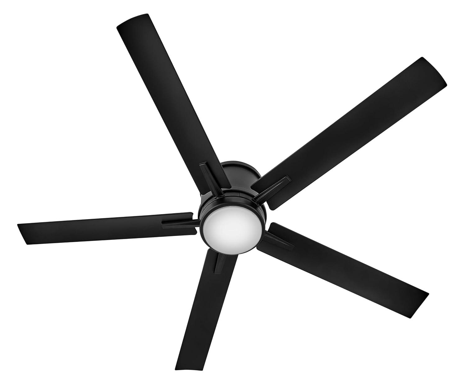 Vail Flush 52" Indoor/Outdoor Smart Ceiling Fan with Integrated LED + HIRO Remote