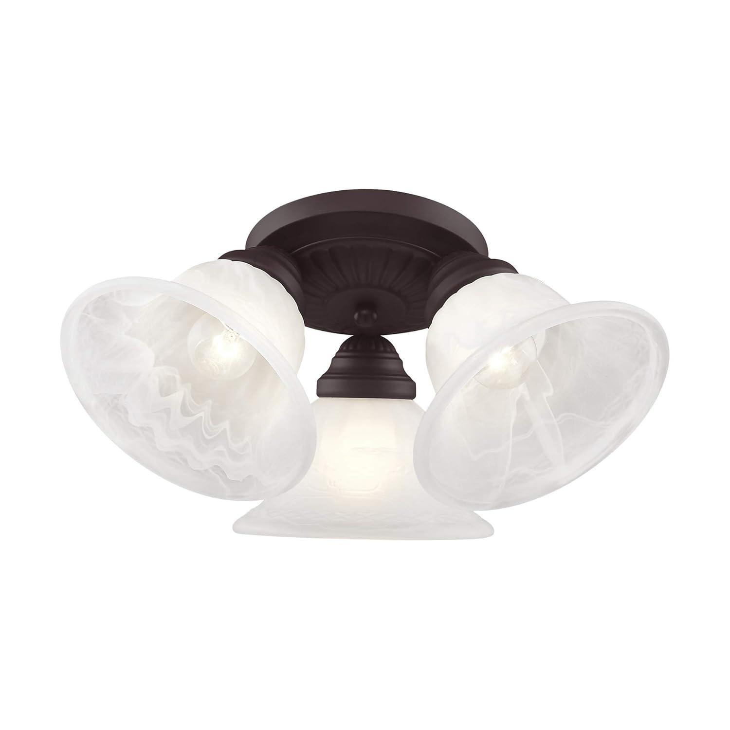 Livex Lighting Edgemont 3 - Light Flush Mount in  Bronze