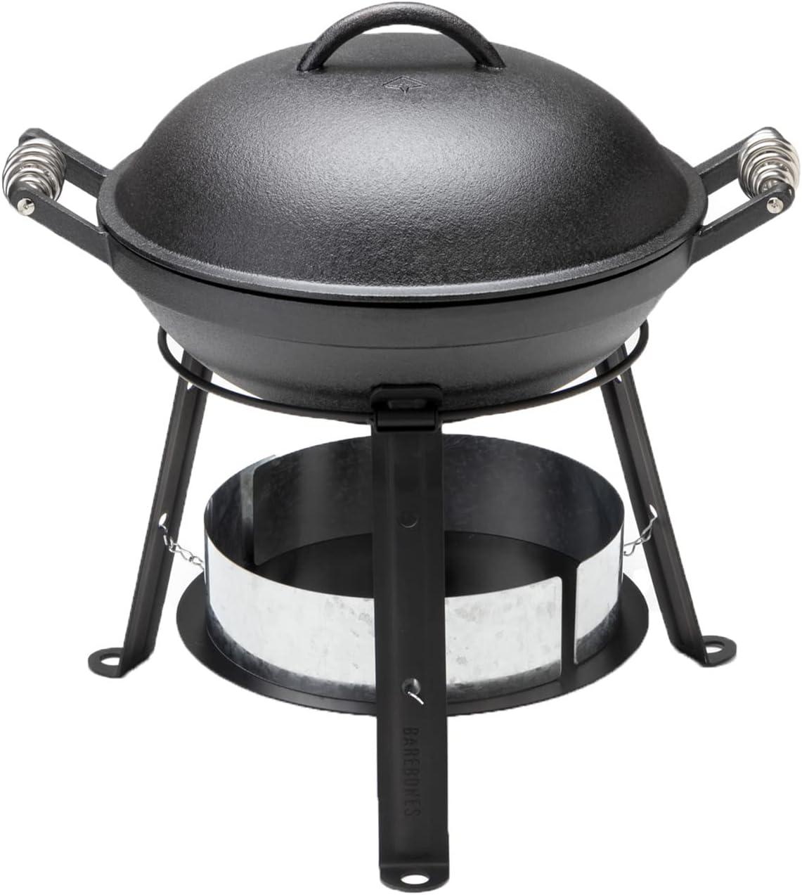 Barebones Black All-In-One cast iron grill