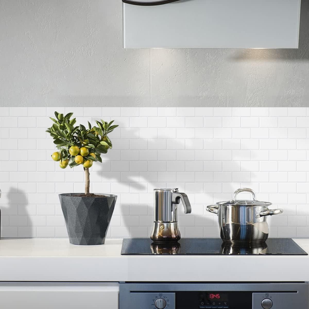 12" x 12" PVC Peel & Stick Thicker Subway Tile