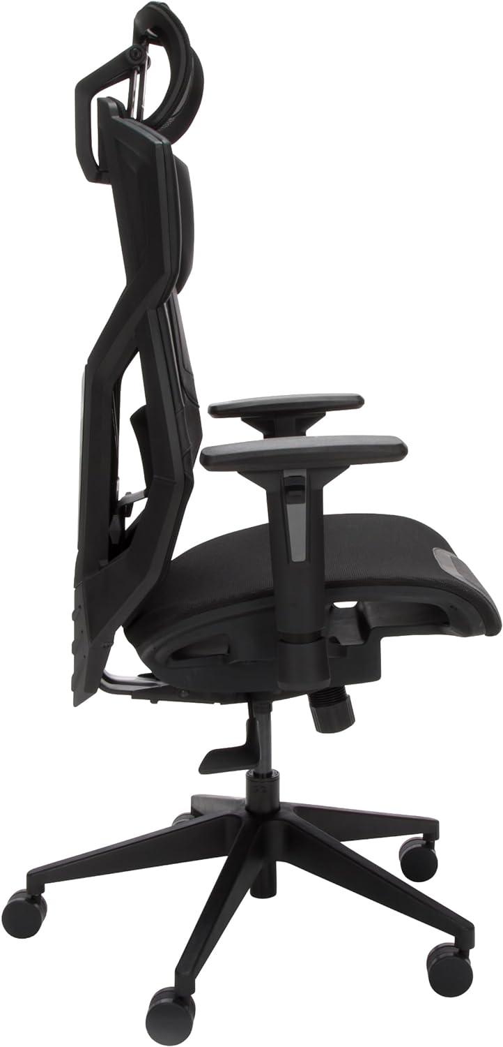 Respawn RESPAWN FLEXX Mesh Gaming Chair With Lumbar Support, Ergonomic Gaming Chair with Recline/Tilt Tension Controls, Adjustable Arms, 300lb Max Weight With Wheels for Computer/Desk/Office