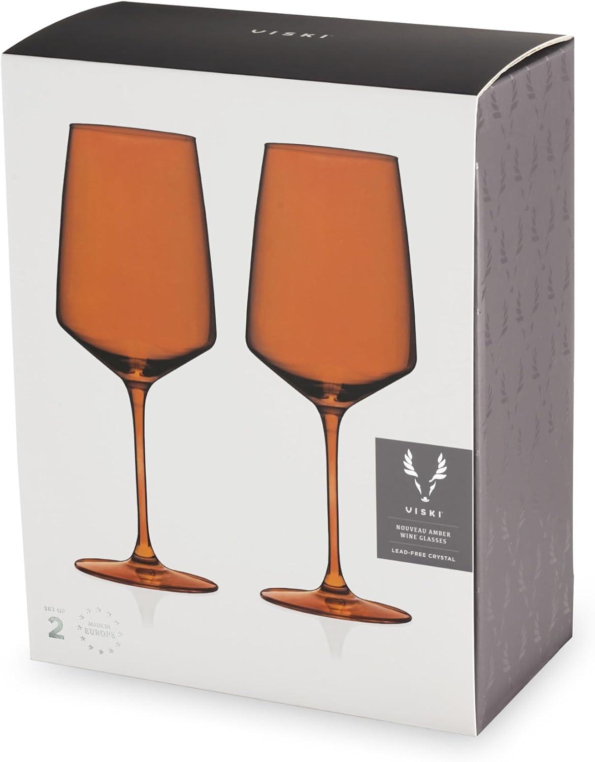 Reserve Nouveau Crystal Wine Glasses (Set of 2)