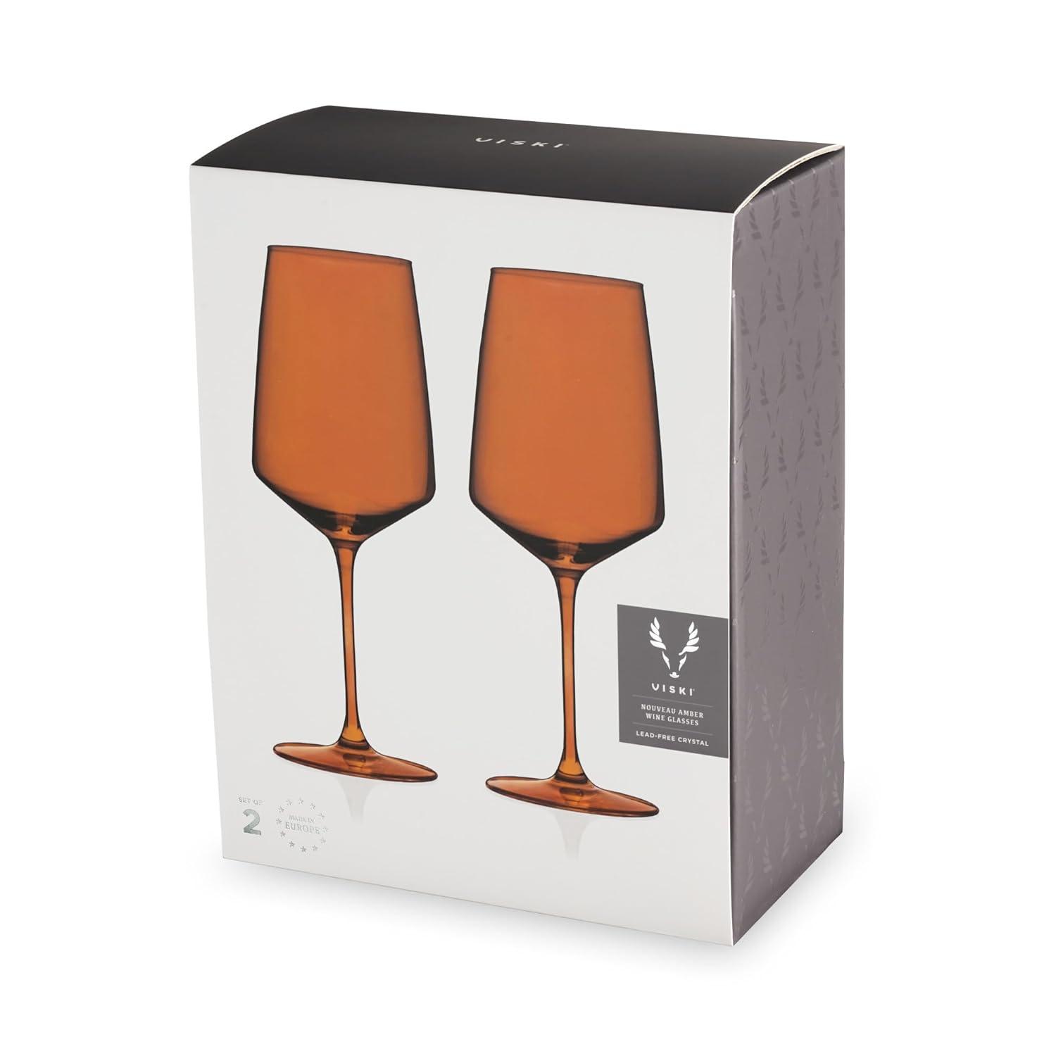 Reserve Nouveau Crystal Wine Glasses (Set of 2)