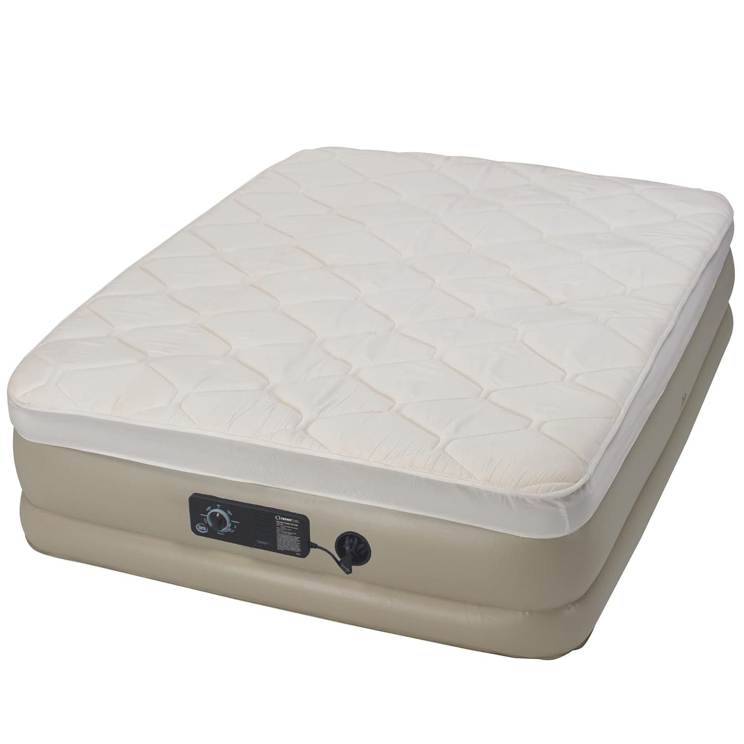 Serta 18" Pillow Top Air Mattress with Neverflat Pump - Queen