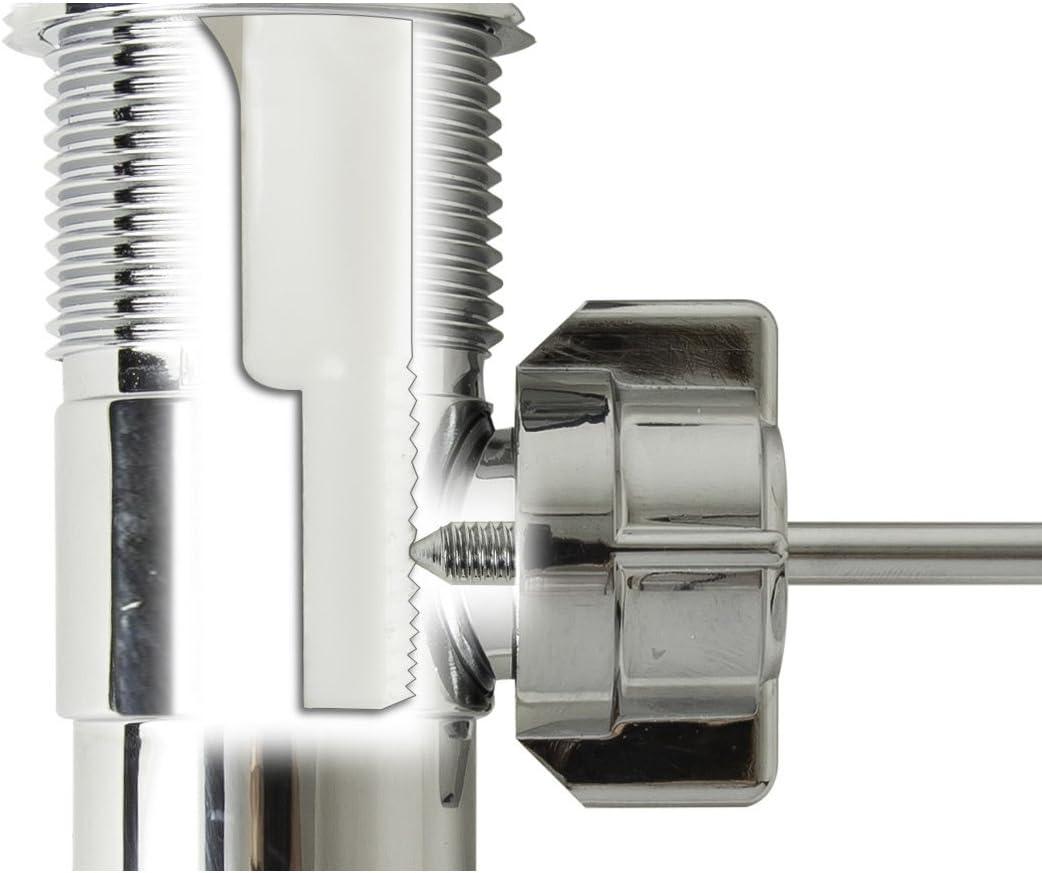 PF WaterWorks ClogFREE Universal Never Clog Pop-Up Stopper - Magnetic (Cap Dia 1.5 "); Brushed Nickel; PF0317