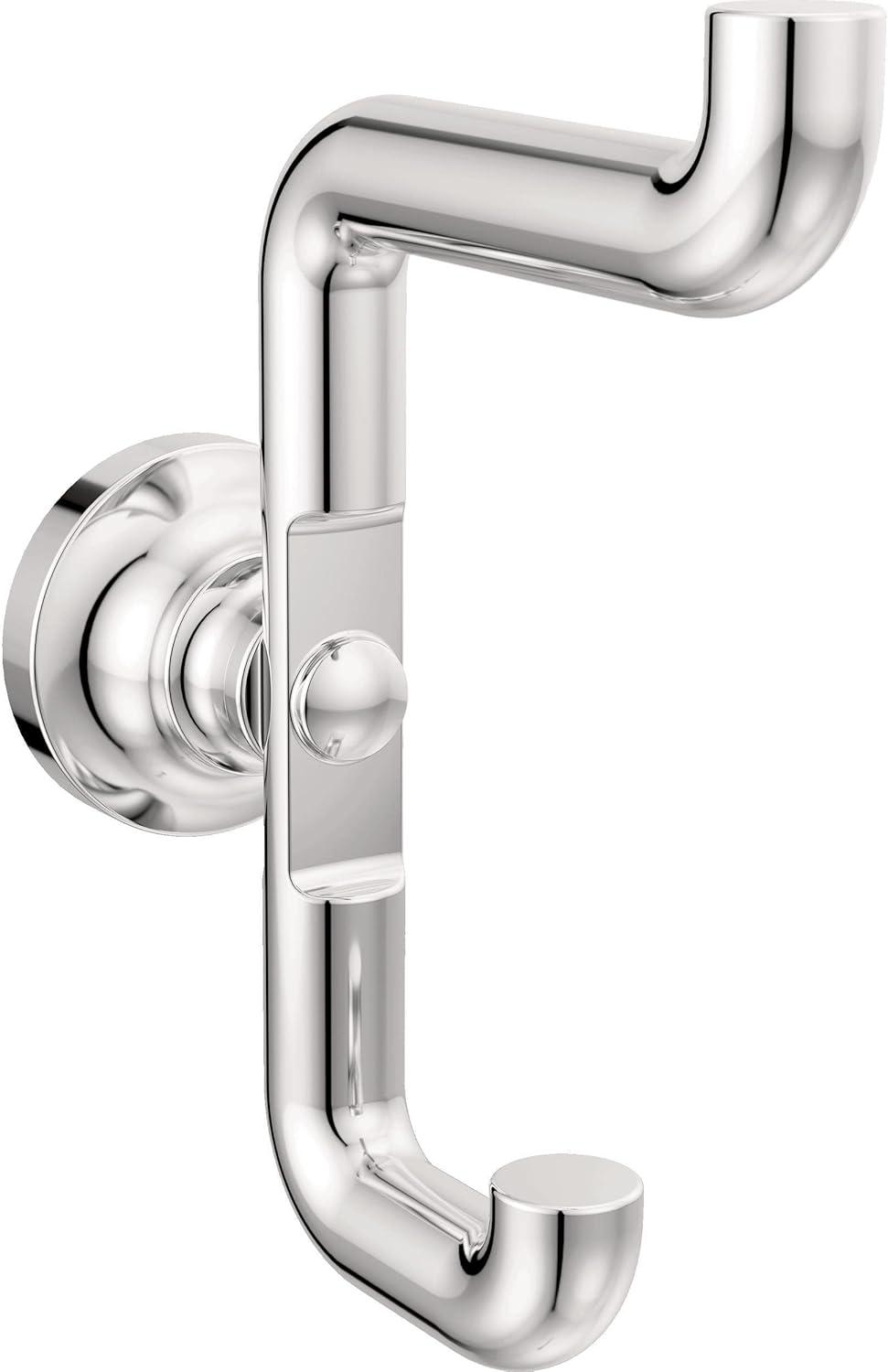 Delta Saylor Wall Mounted Double Towel Hook in Matte Black