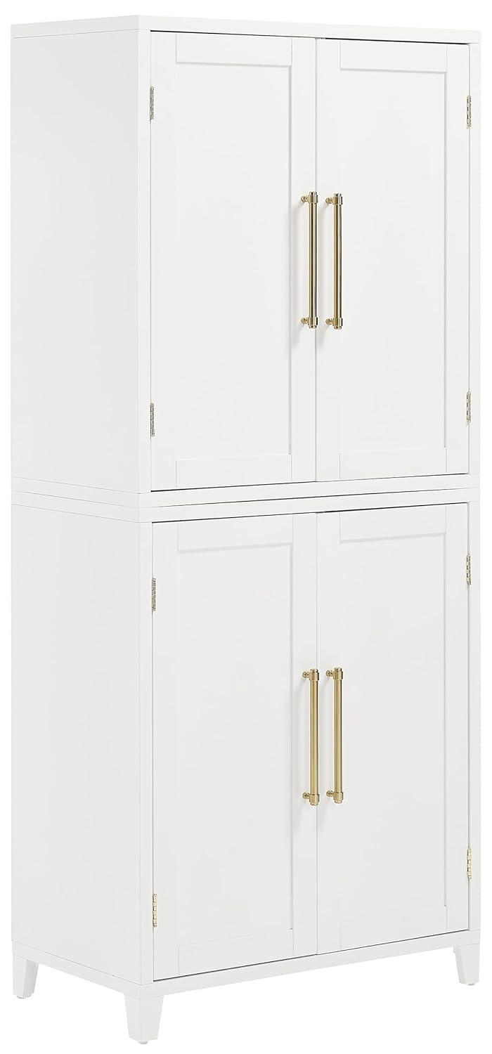 Crosley 70" Roarke Kitchen Pantry Storage Cabinet White