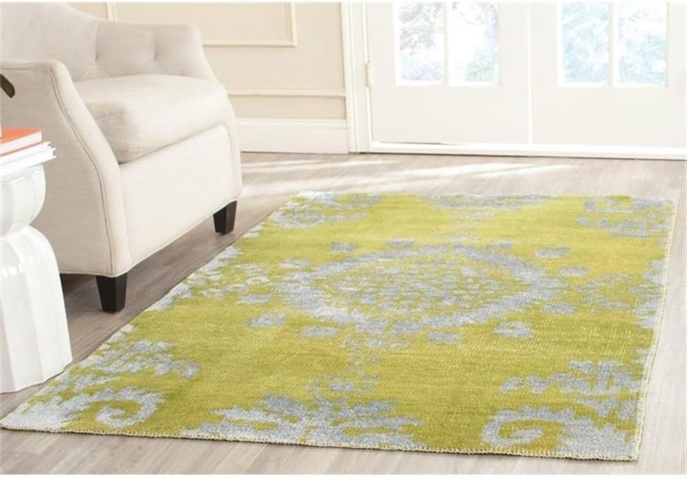 SAFAVIEH Stone Wash STW235A Hand-knotted Chartreuse Rug