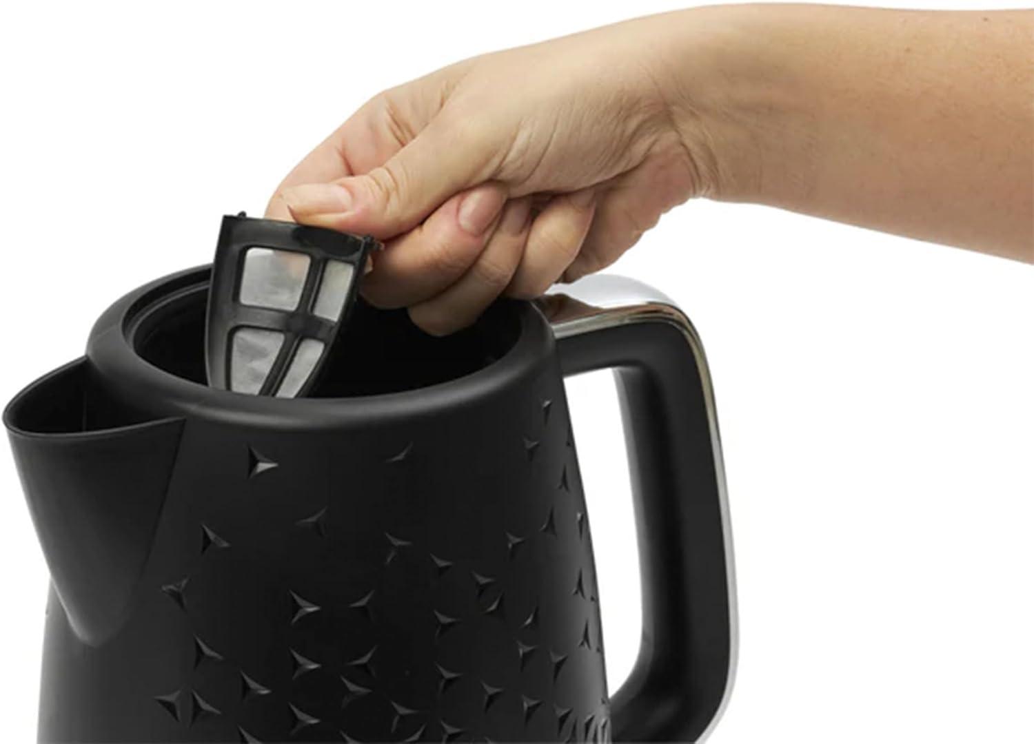 HADEN Starbeck Black Electric Tea Kettle