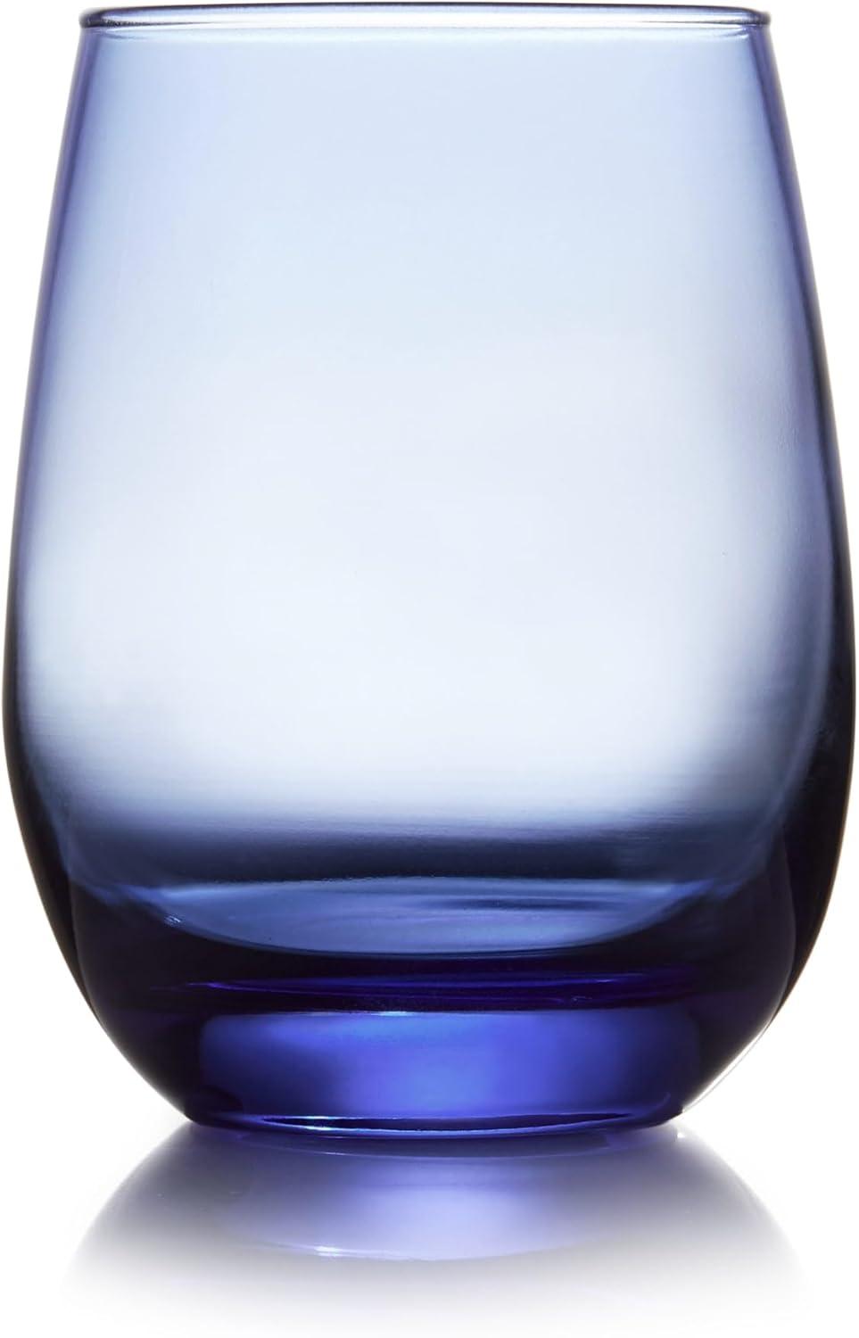 Libbey Stemless Glasses, 15.25 oz.