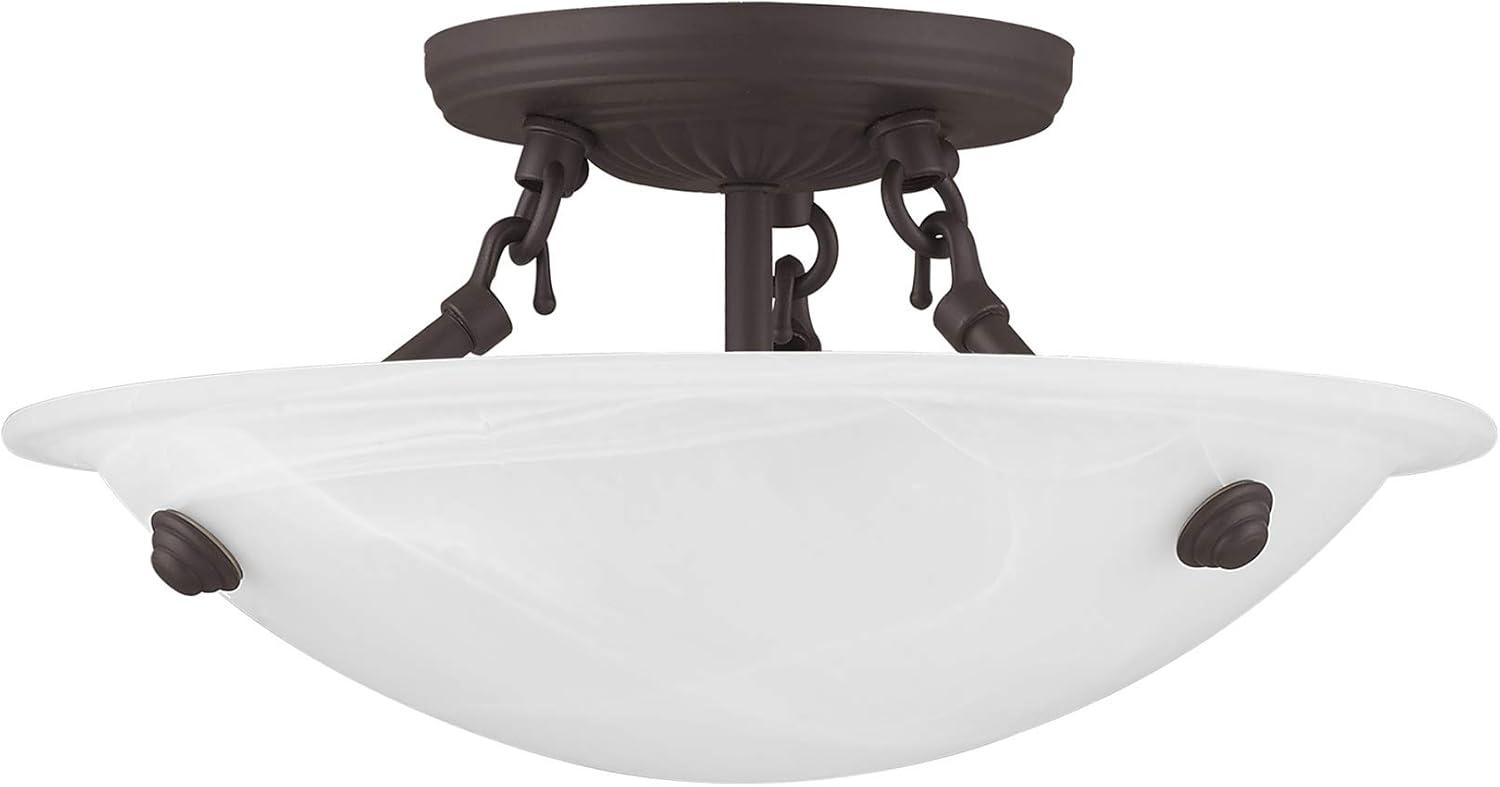 Livex Lighting Oasis 3 - Light Flush Mount in  Bronze