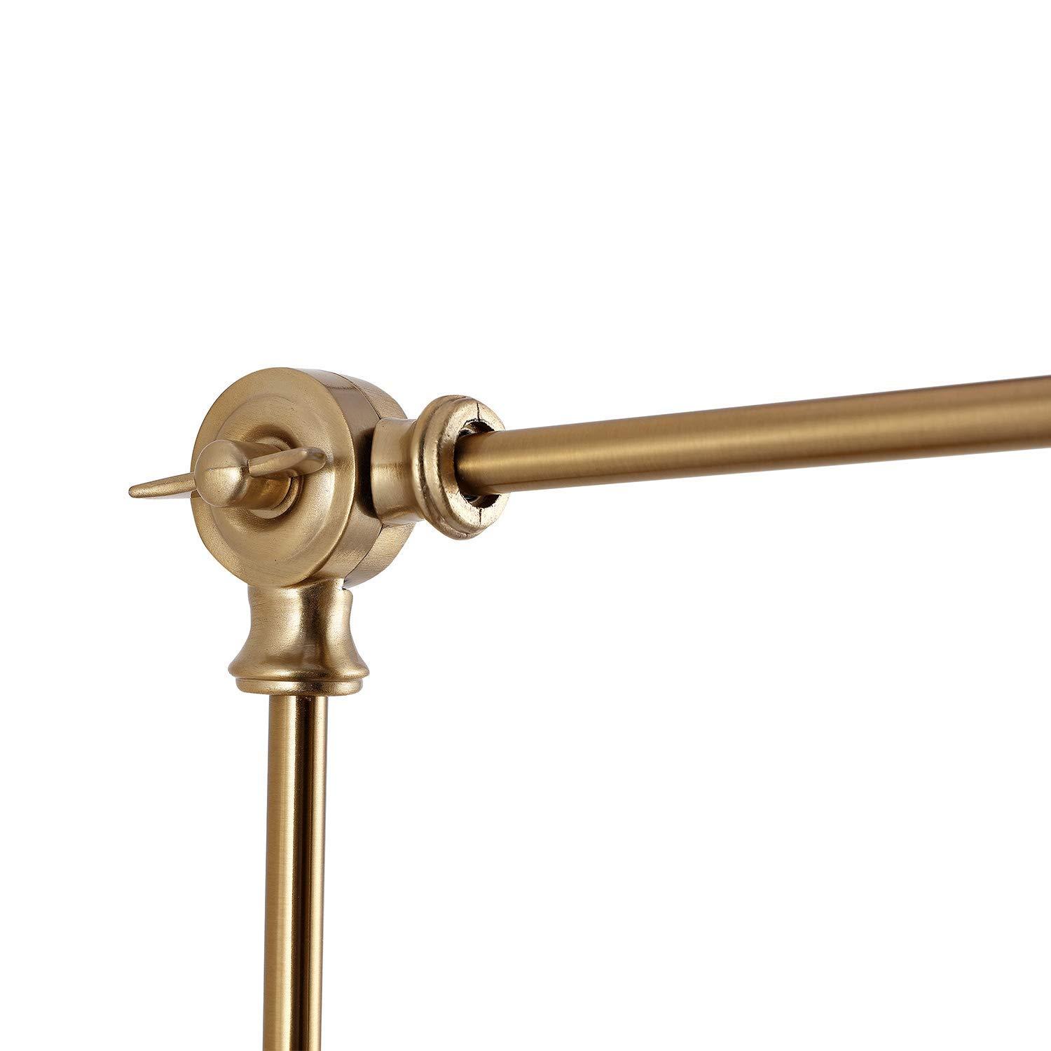 Gold Swing Arm Wall Lamp Set Of 2, Modern Adjustable Wall Mounted Sconce