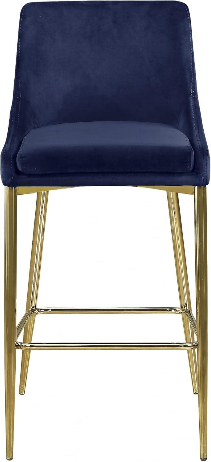 Ellenberger Upholstered Counter Stool with Metal Frame