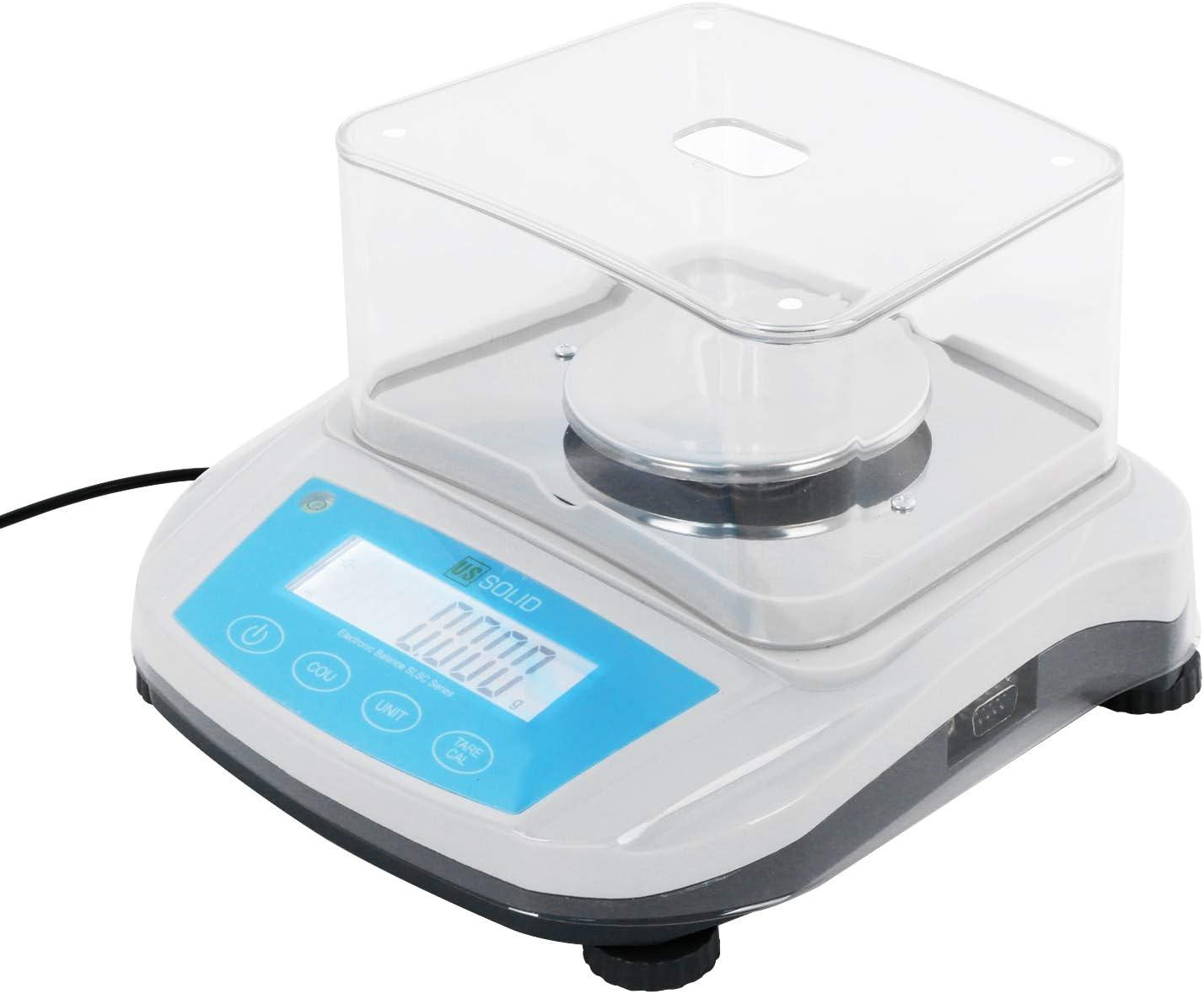 U.S. Solid 300g x 0.001g 1mg Digital Analytical Balance Precision Scale RS232 Interface
