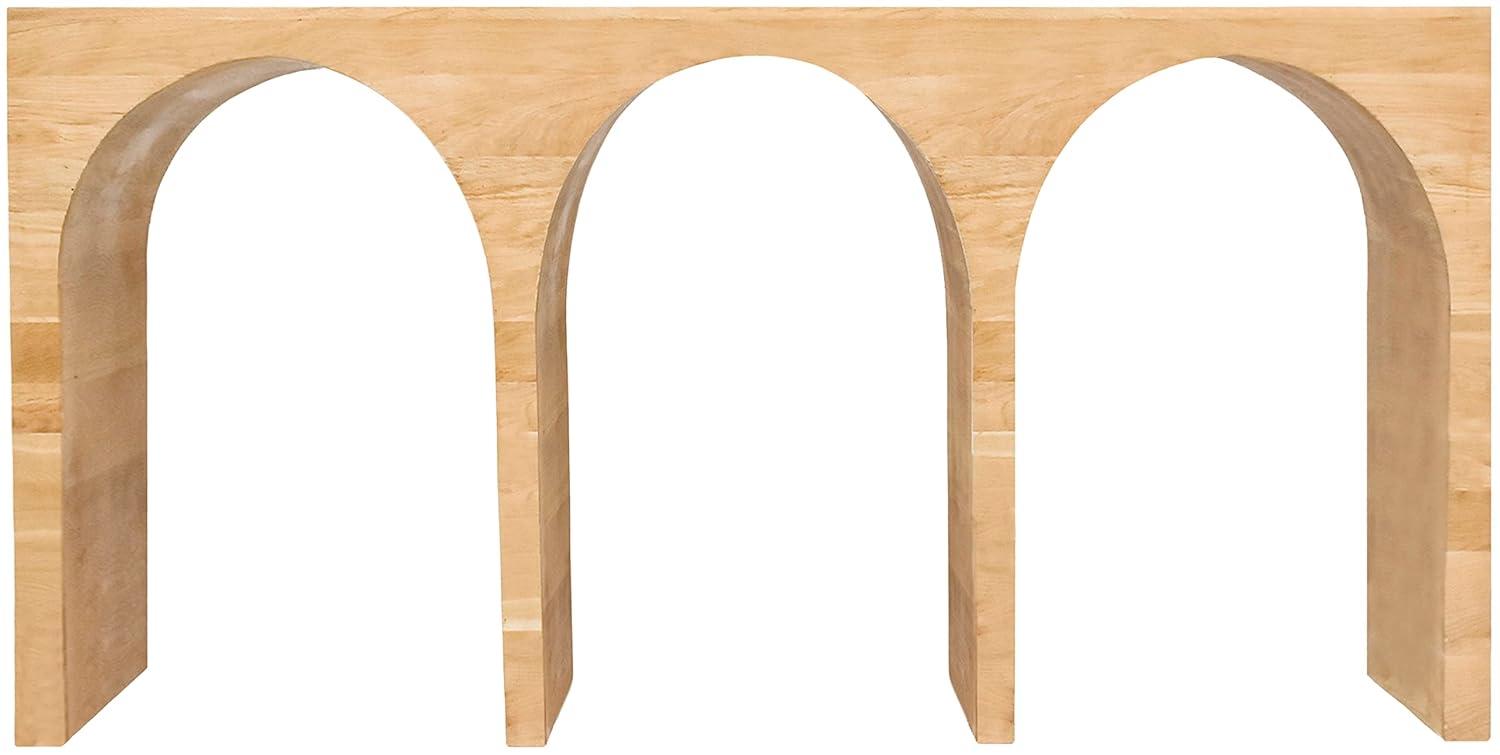 Meridian Furniture June White Oak Console Table