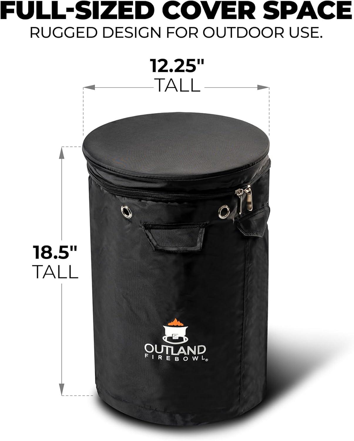 Black Weather Resistant Propane Tank Cover with Tabletop Feature