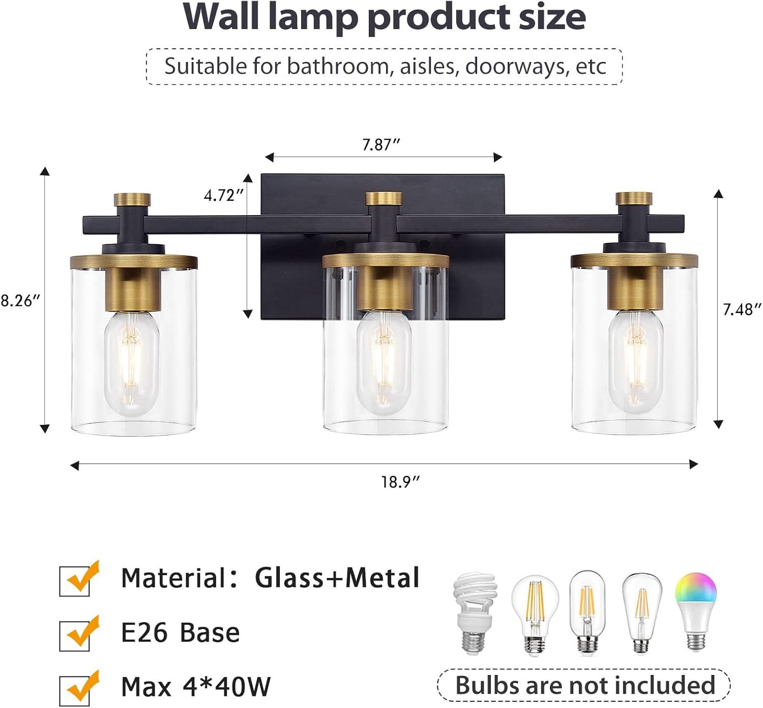 2 - Light Dimmable Vanity Light