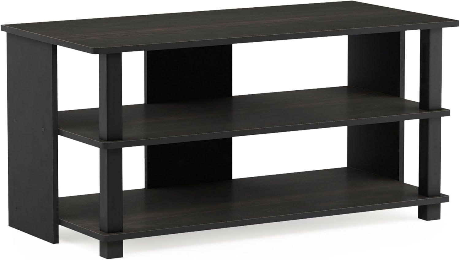 Sully 3-Tier TV Stand for TV up to 40, Espresso/Black, 17076EX/BK