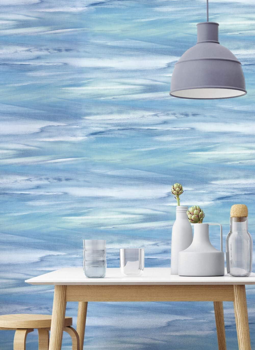 NextWall Sirius Brushstroke Abstract Peel and Stick Wallpaper - 20.5 in. W x 18 ft. L
