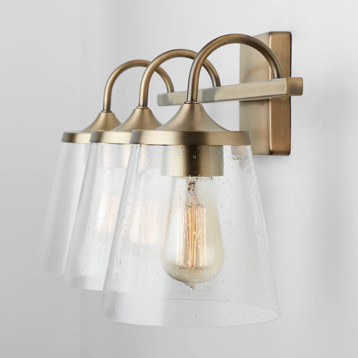 Capital Lighting - 3 Light Transitional Bath Vanity Approved for Damp Locations