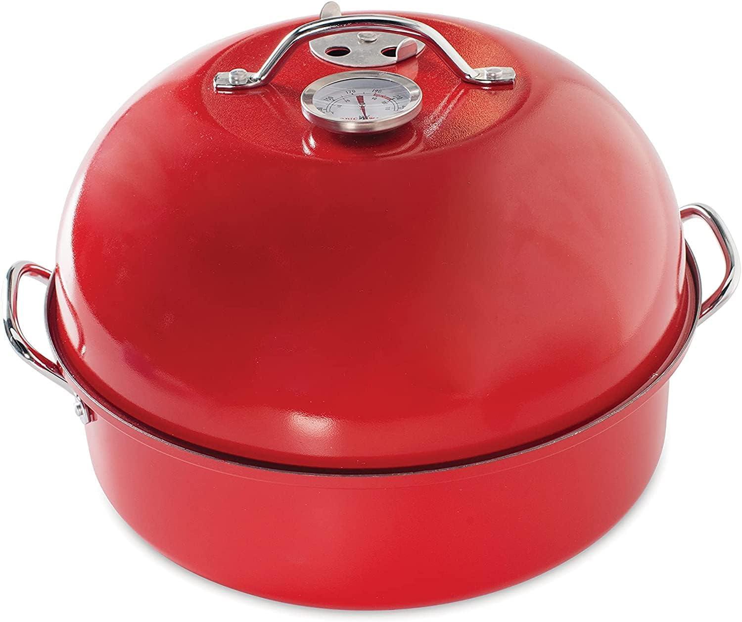 365 All-American Indoor/Outdoor Kettle Smoker in Red