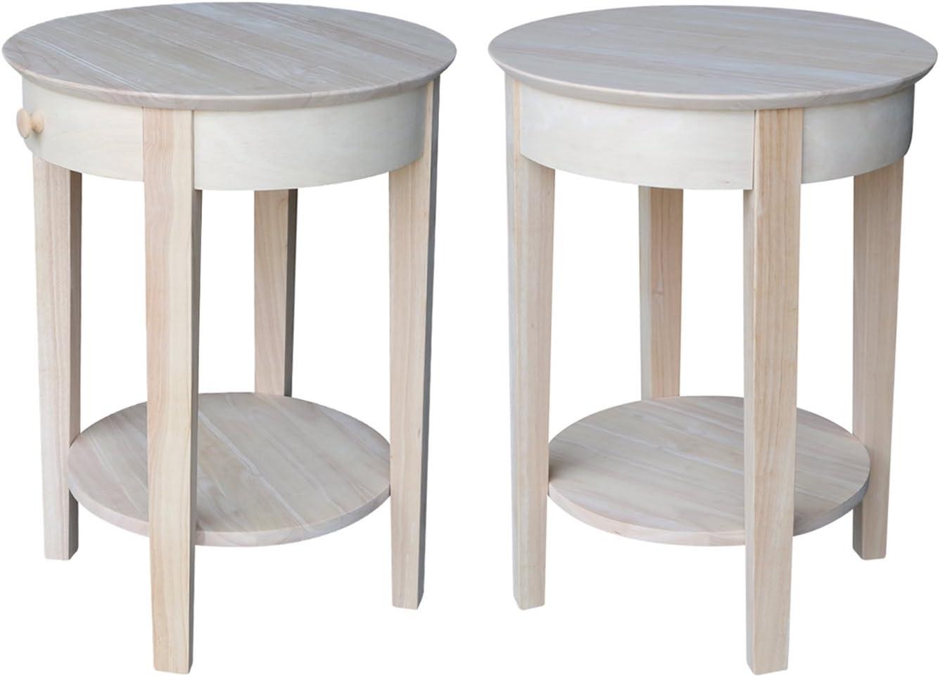 International Concepts Phillips Accent Table Includes Drawer