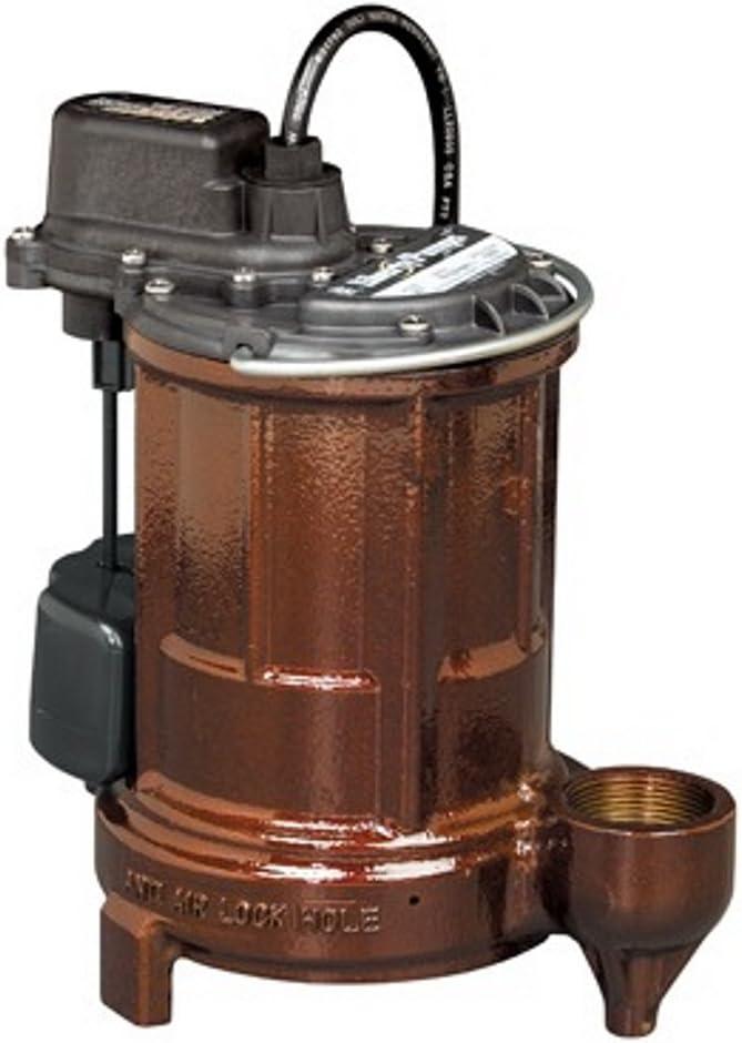 Heavy-Duty Cast Iron Submersible Sump Pump with Epoxy Finish