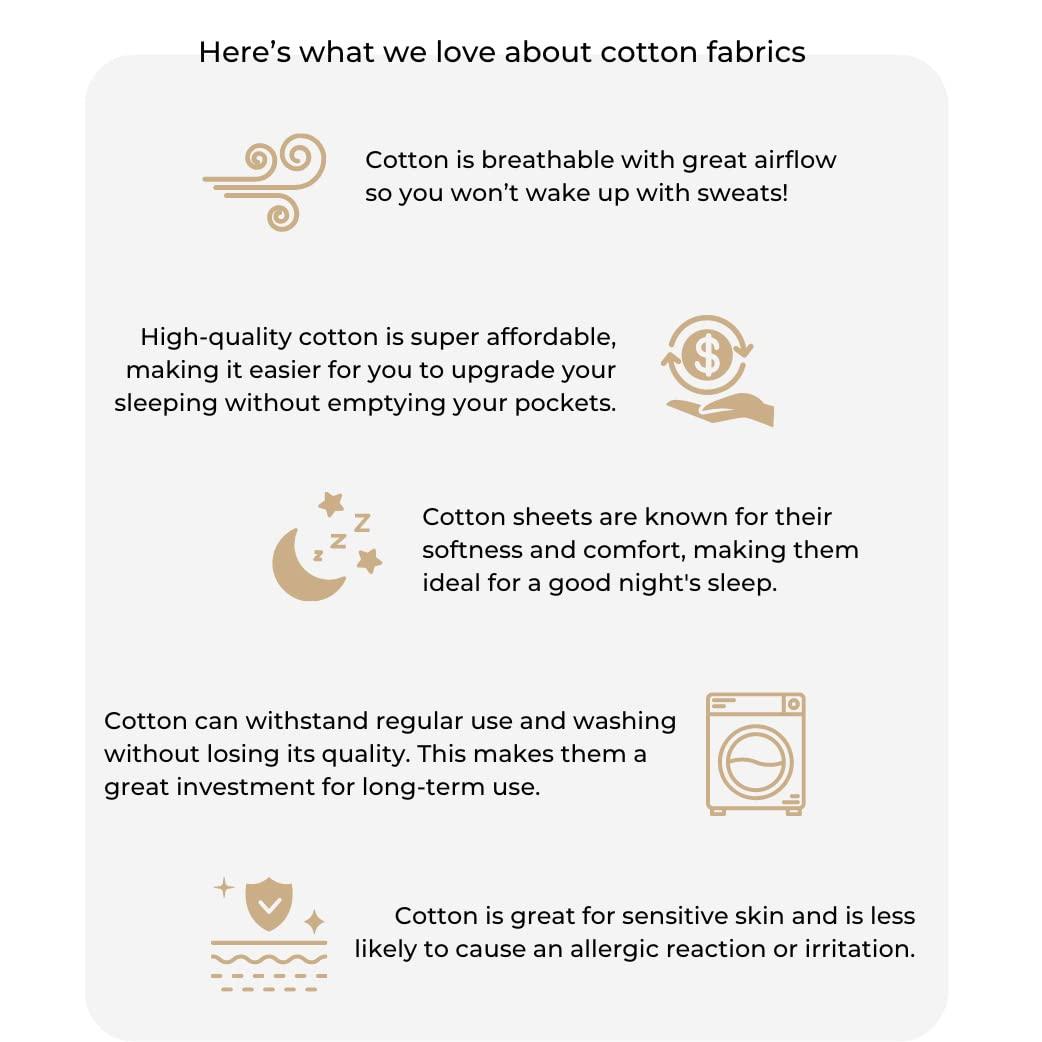 King Size Cream and Gray Cotton Stripe Duvet Cover