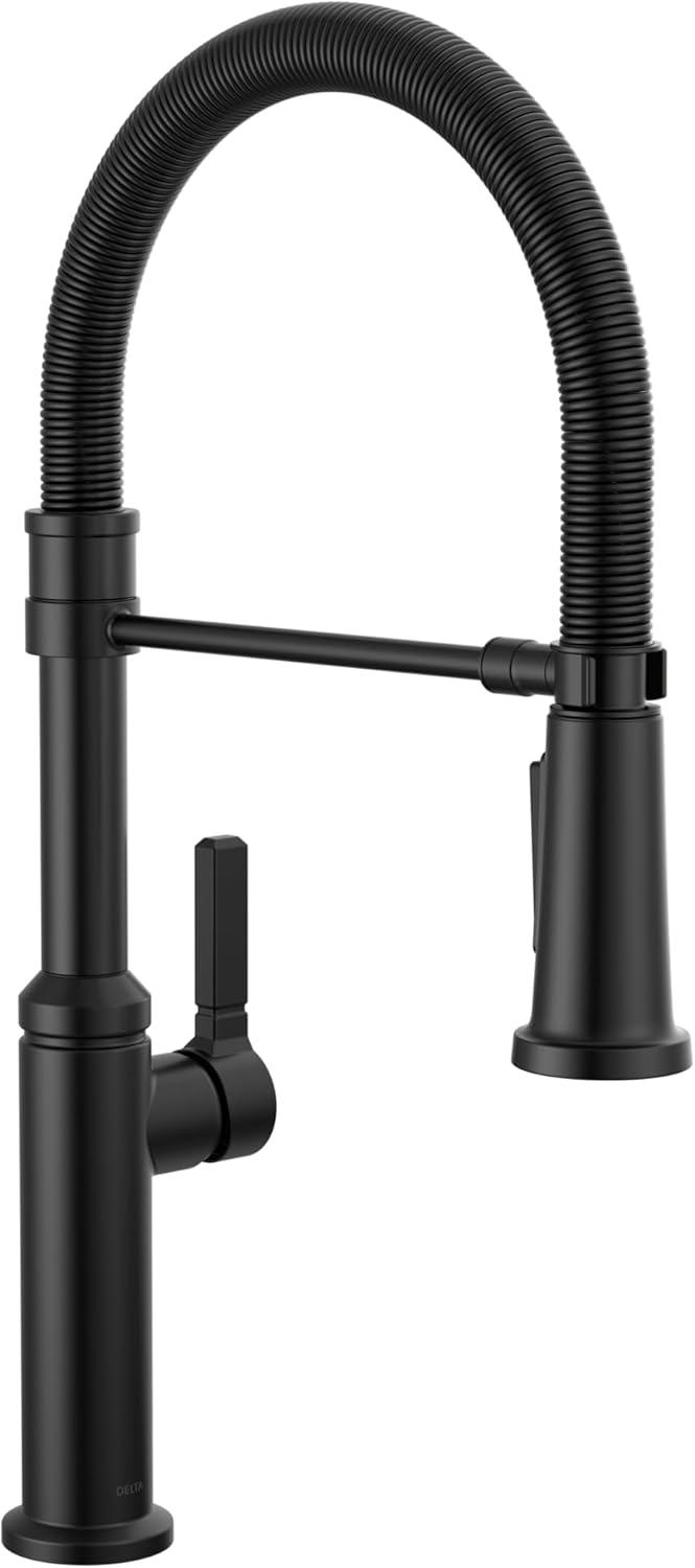 Rhett Pro Commercial Kitchen Faucet, Pull Down Sprayer Kitchen Sink Faucet