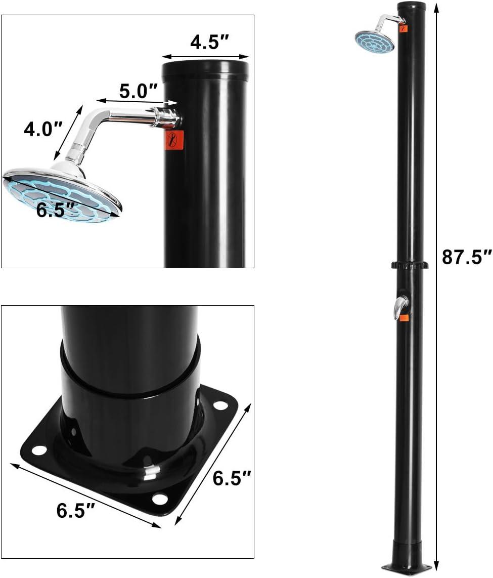 Costway Poolside Free Standing Outdoor Shower
