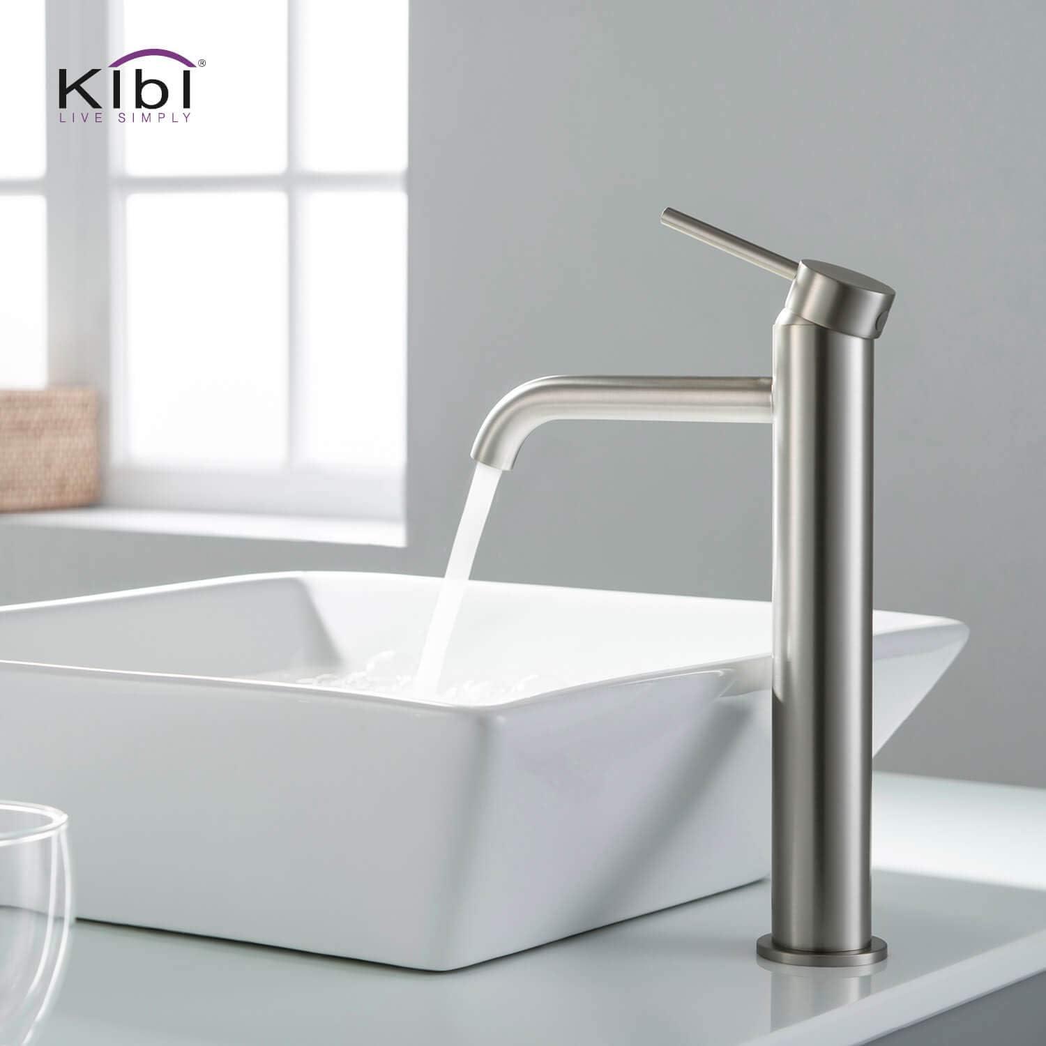 Circular Vessel Sink Faucet Single-handle Bathroom Faucet