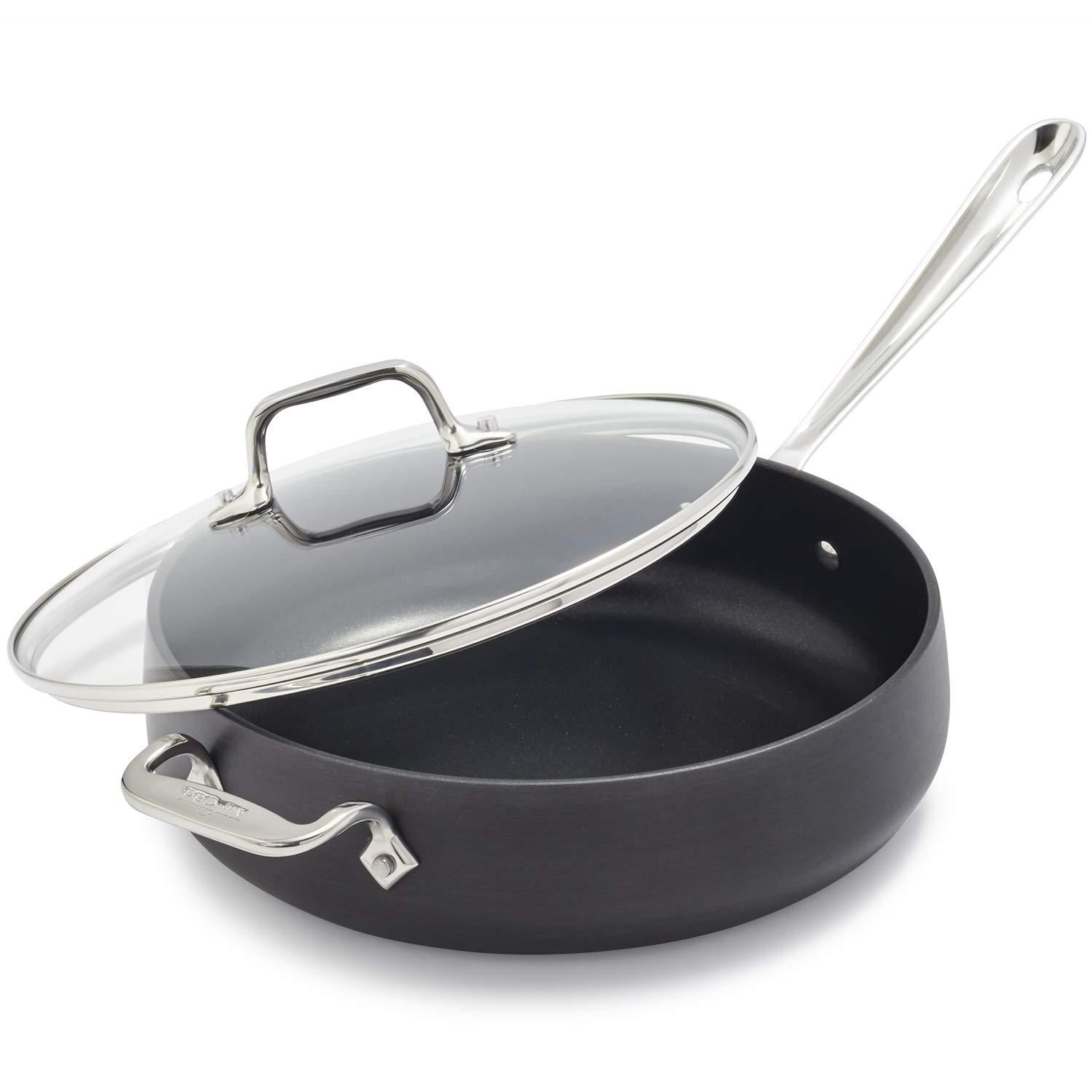 All-Clad ® HA1 Hard-Anodized Non-Stick 4-Qt. Sauté Pan with Lid