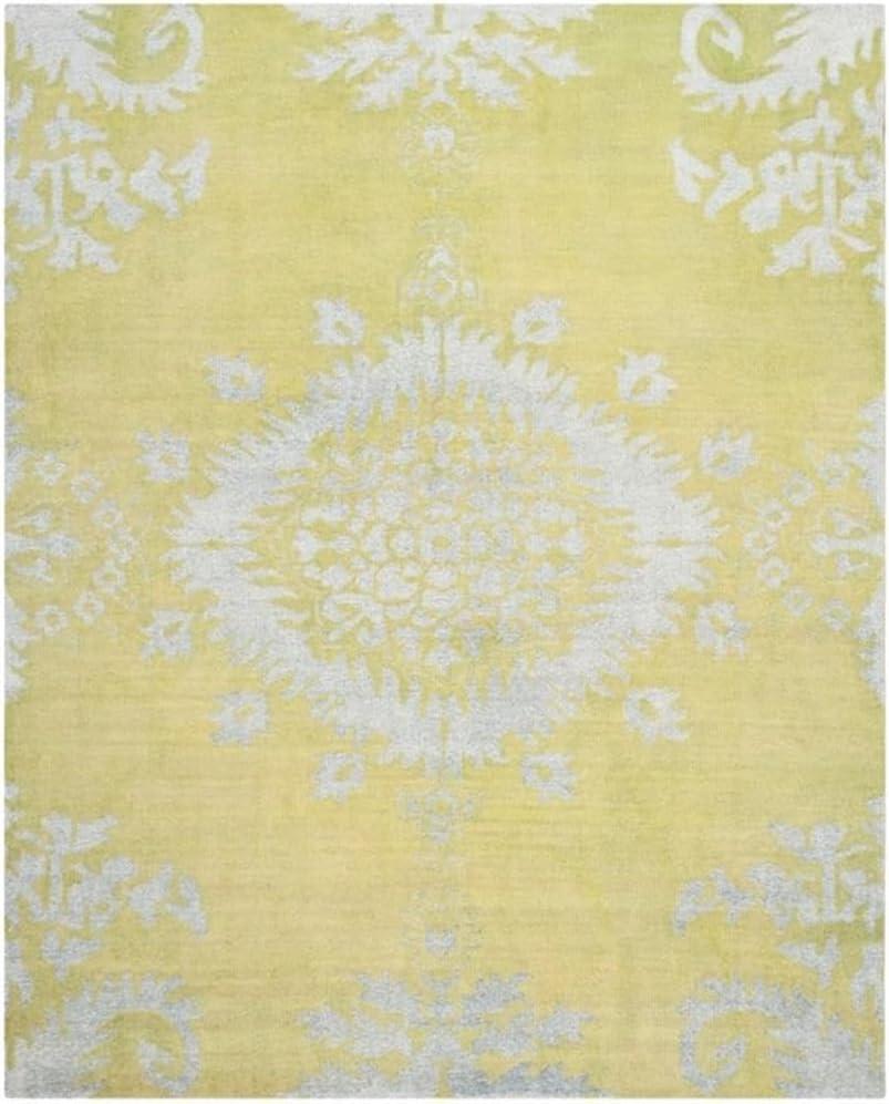 SAFAVIEH Stone Wash STW235A Hand-knotted Chartreuse Rug