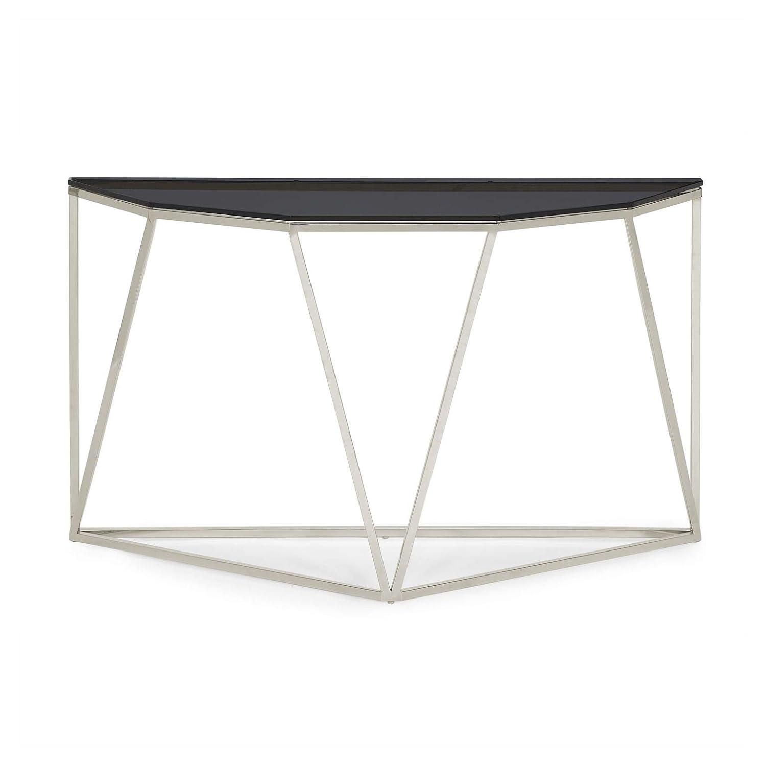 Wrought Studio™ Abler 55'' Glass Top Console Table