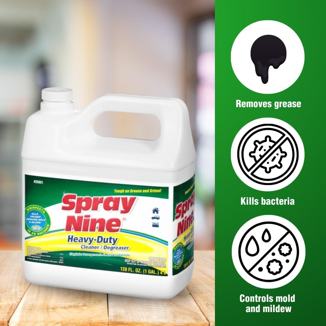 Spray Nine Permatex Multipurpose Cleaner/Disinfectant 1 Gallon - 26801