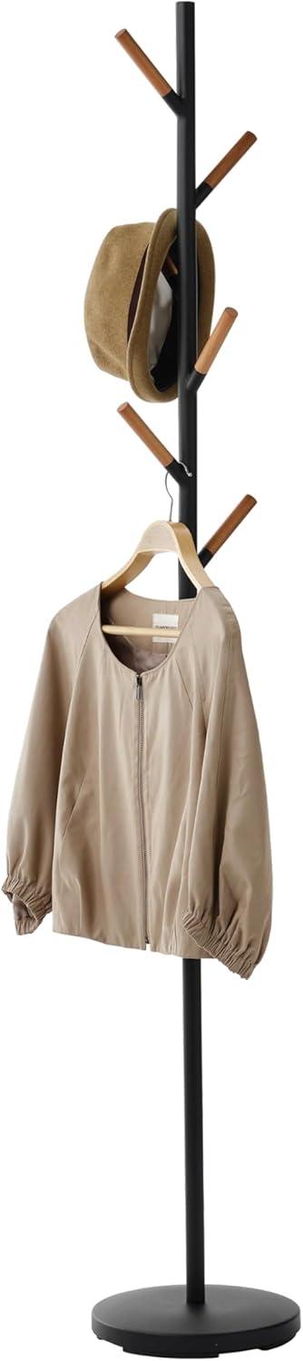 Yamazaki Home Coat Hanger, Steel, Weighted Base