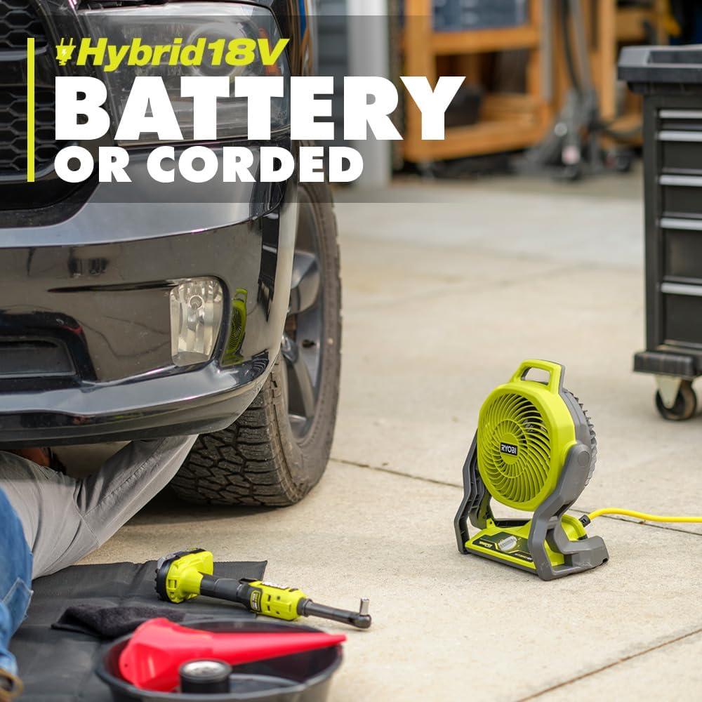 18V Cordless Hybrid WHISPER SERIES 7-1/2 in. Fan (Tool Only)