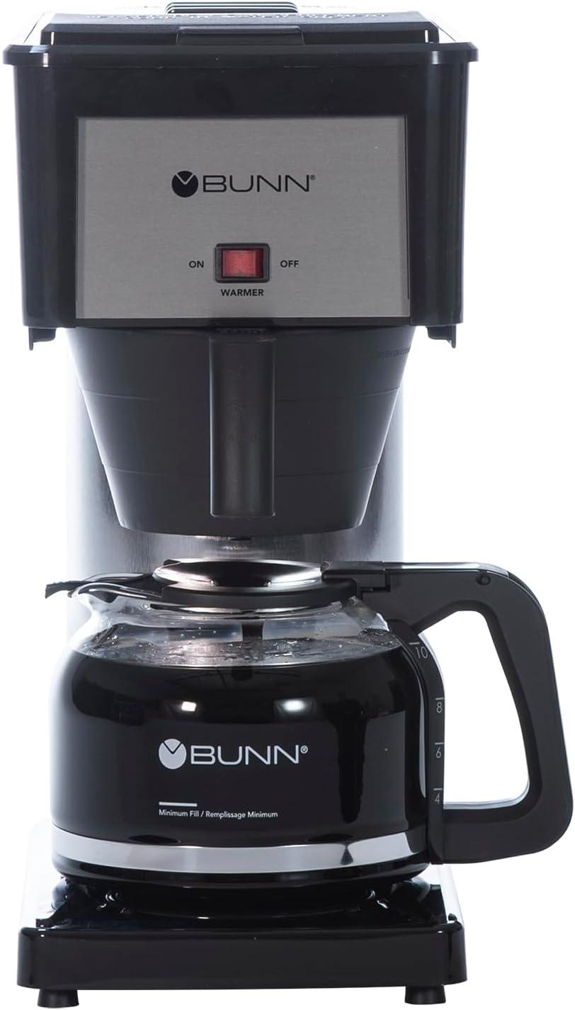 BUNN BXB Stainless Steel 10 Cup Drip Coffee Maker (Condition: New)