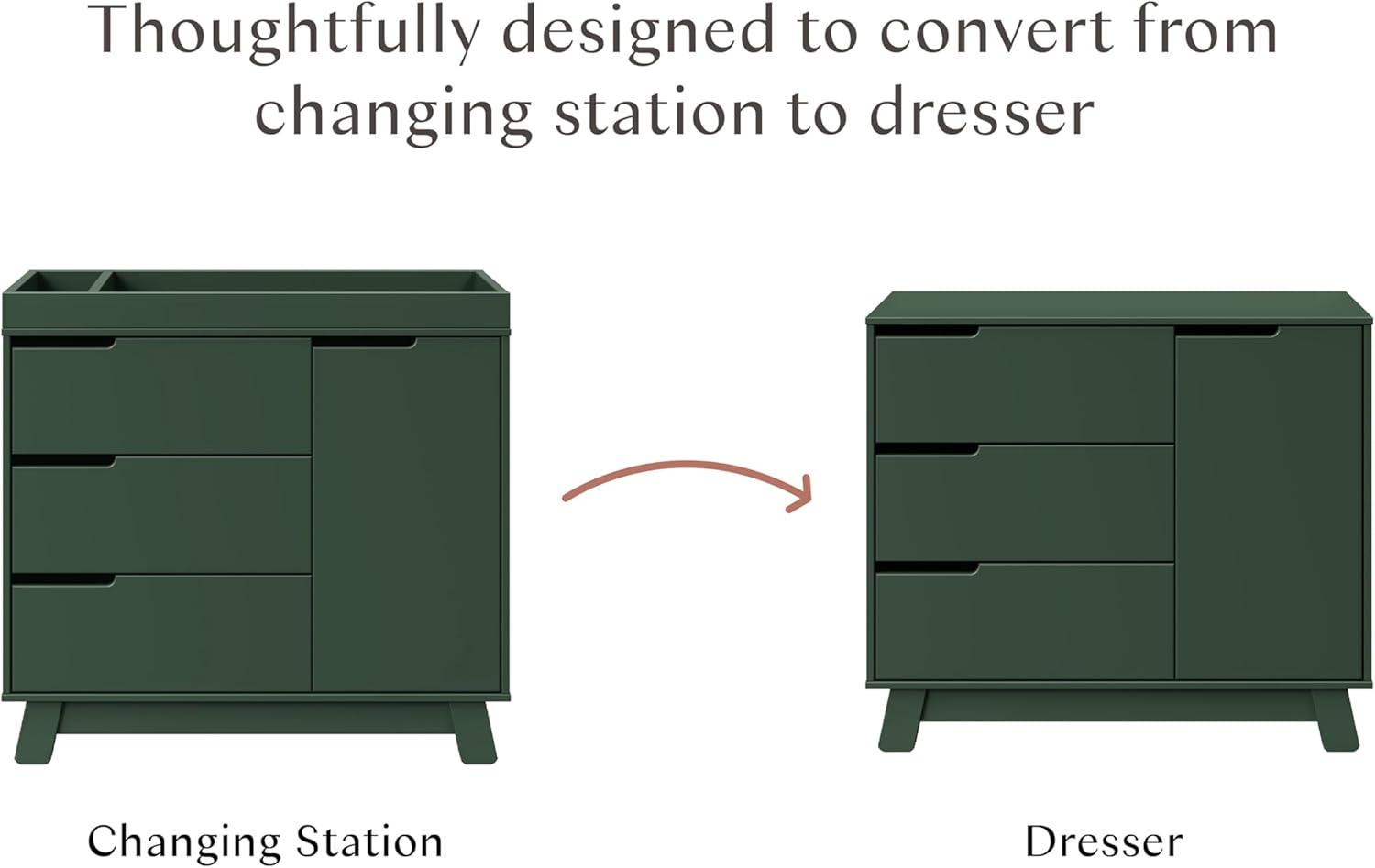Hudson 3 Drawer 39.5" W Changing Table Dresser